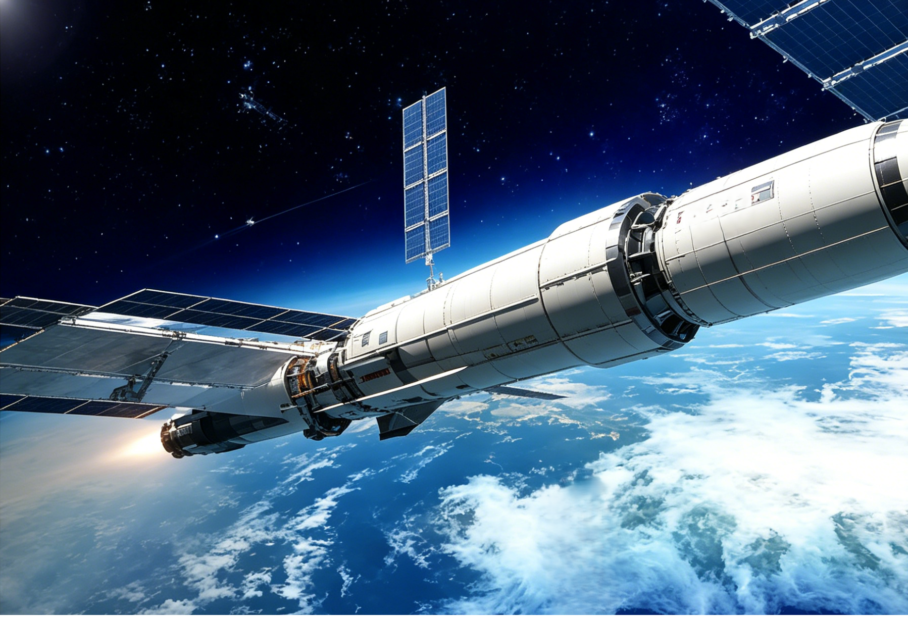仰望星辰智造未来，太空工厂开启航天产业新变局配图